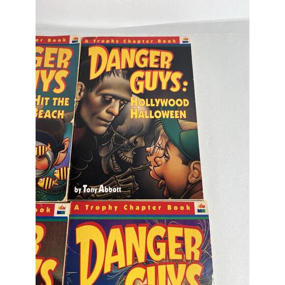 Danger Guys Books 1-4 Holywood Halloween by Abbott, Tony Children Chapter Books - Picture 4 of 9
